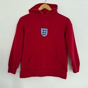 ENGLAND SOCCER HOODIE SWEATSHIRT AGE 8/9
